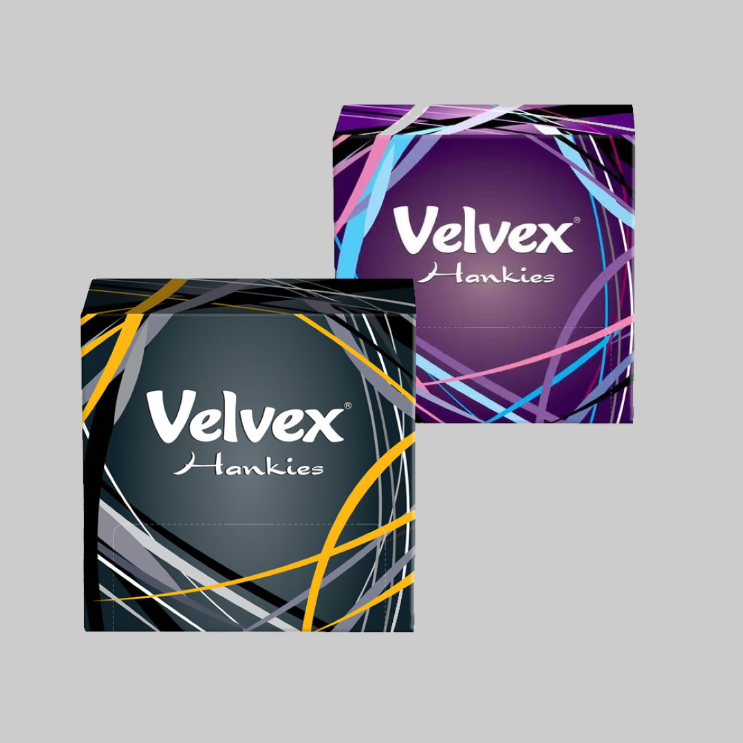 VELVEX HANKIES PLAIN-60 S(FACIAL TISSUES)
